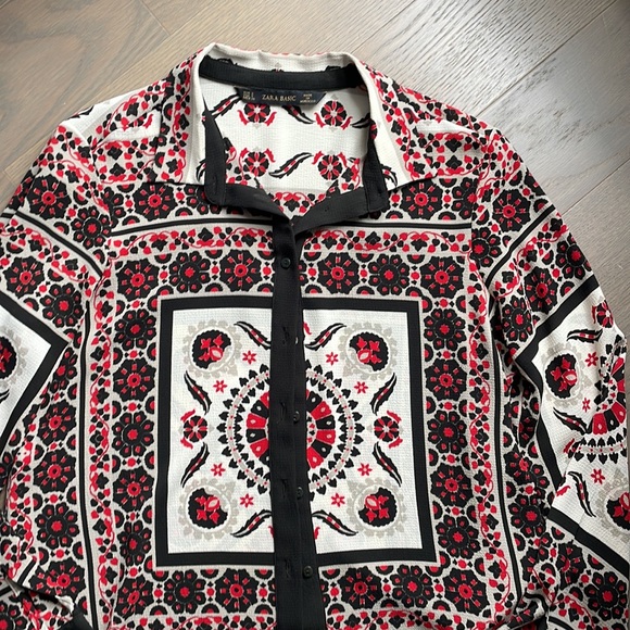 Zara patchwork shirt - Picture 2 of 4